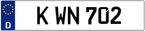 Truck License Plate